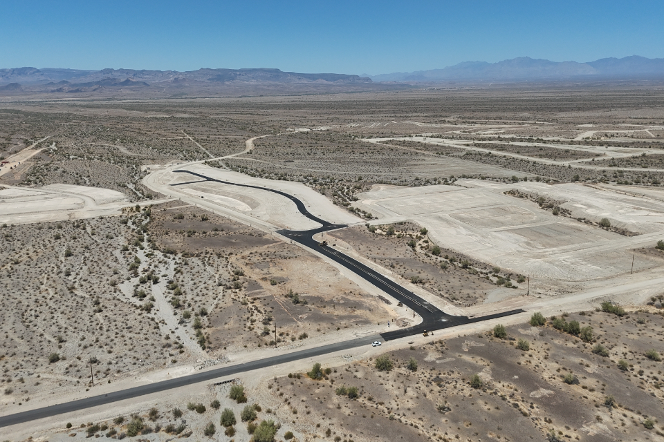 A large desert landscape.