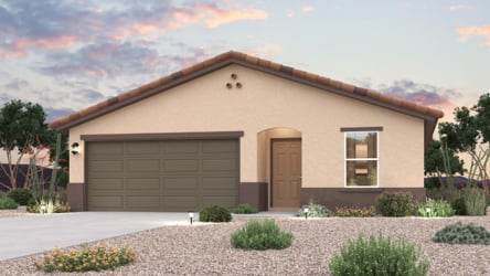 A house with a garage.