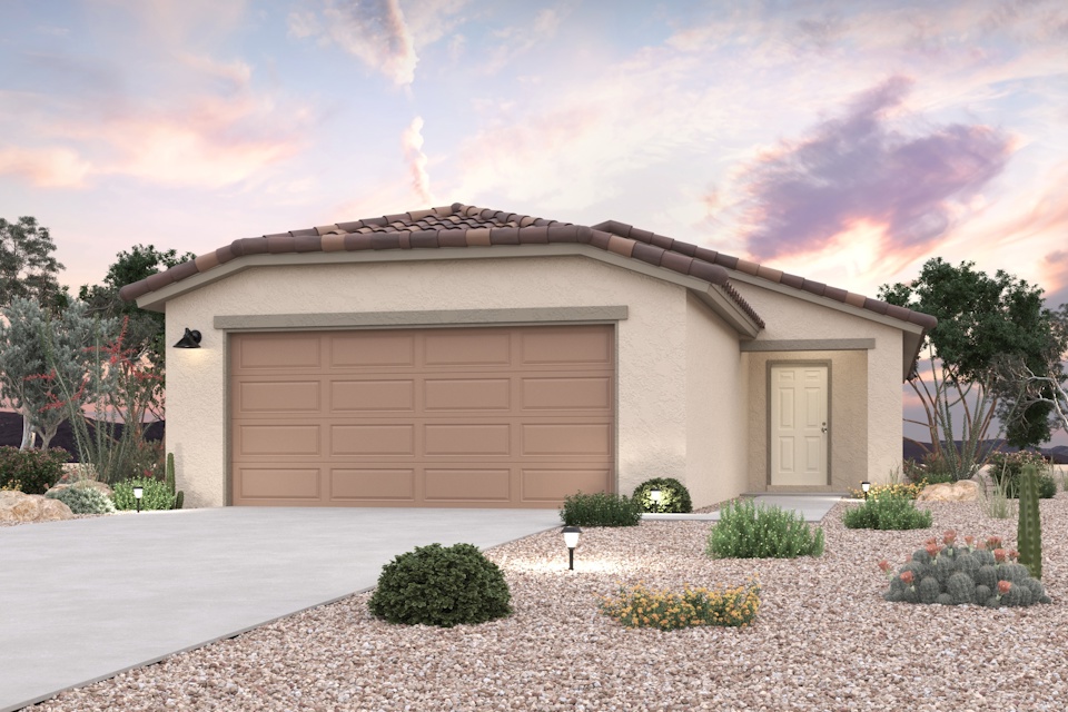 A garage with a garage.