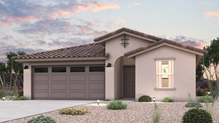 A house with a cross on the roof.