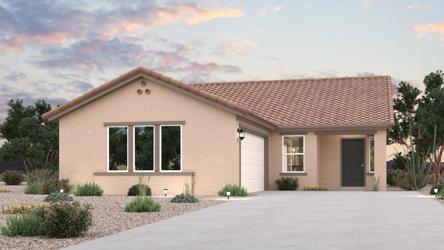 A house with a driveway.