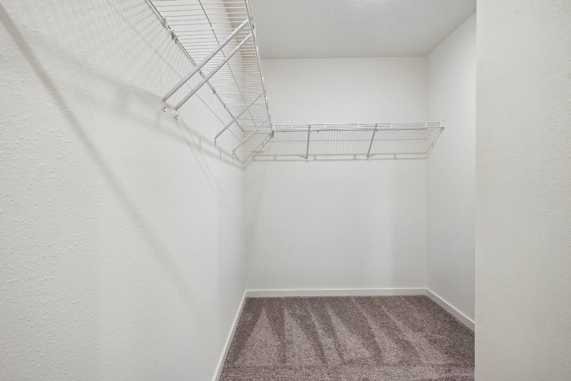 A staircase in a room.