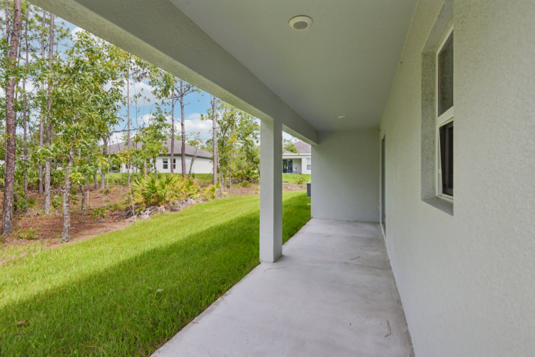 A walkway between buildings.