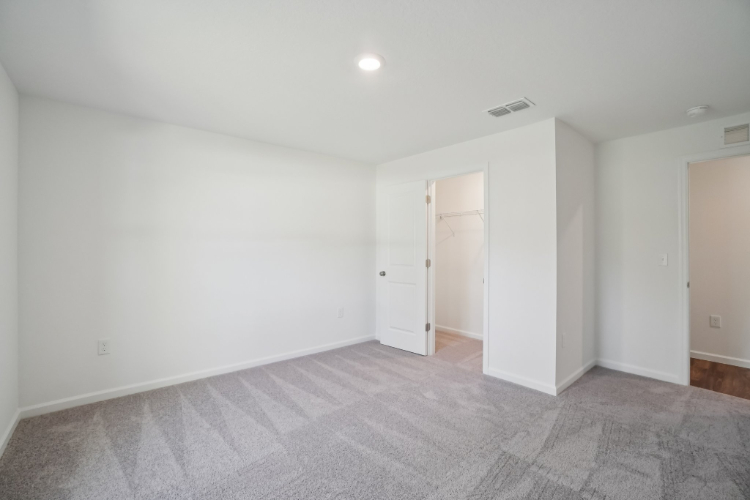 A room with white walls.