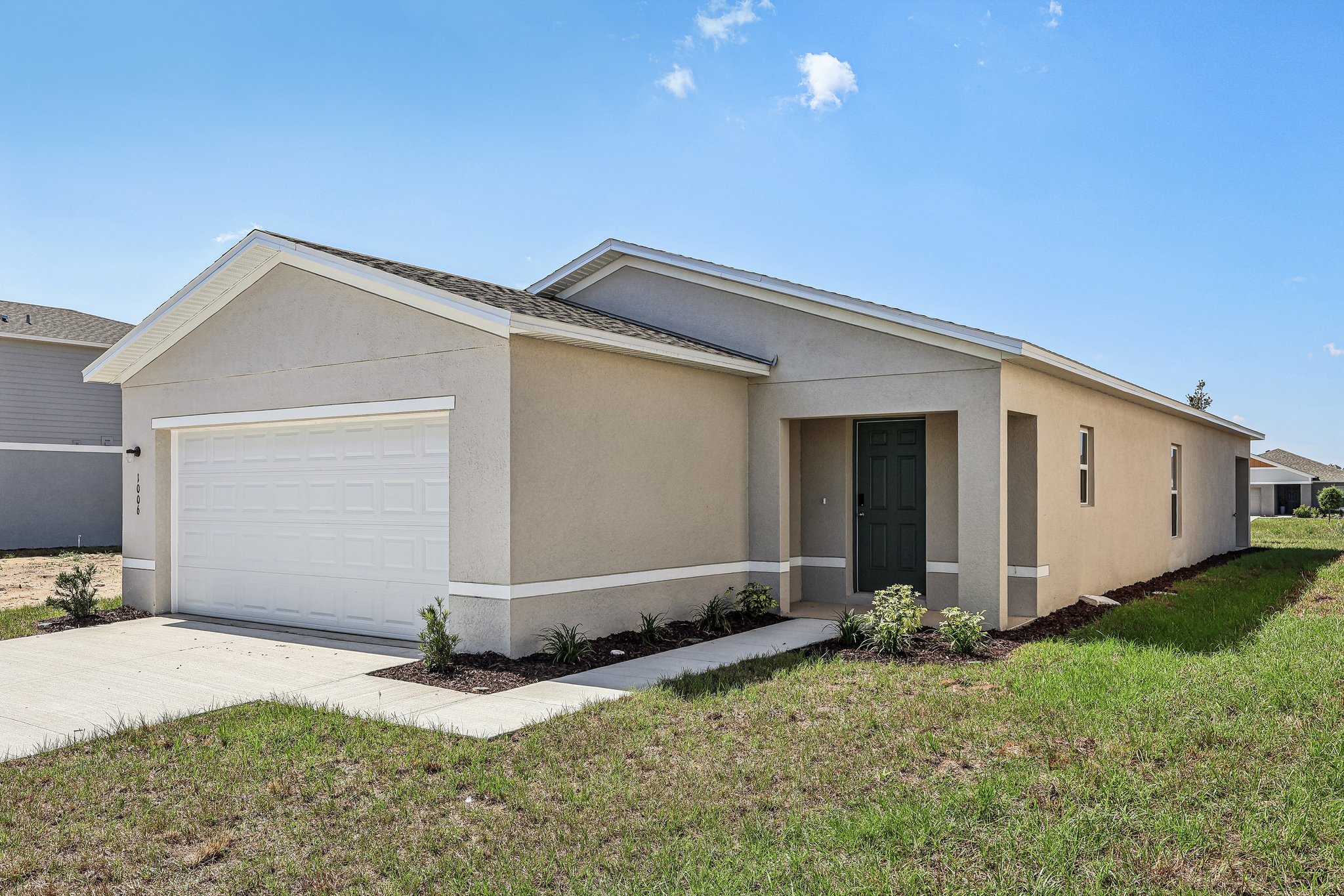 A house with garages.