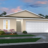 The 1246 Block Elevation A at Cape Coral Classic