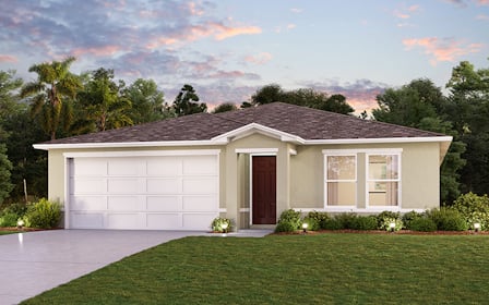 A house with a driveway.