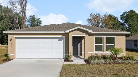A house with a garage.