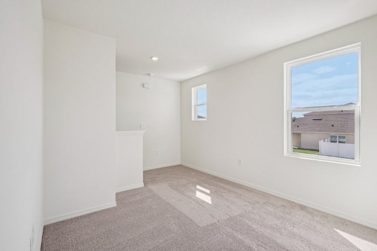 A room with white walls.