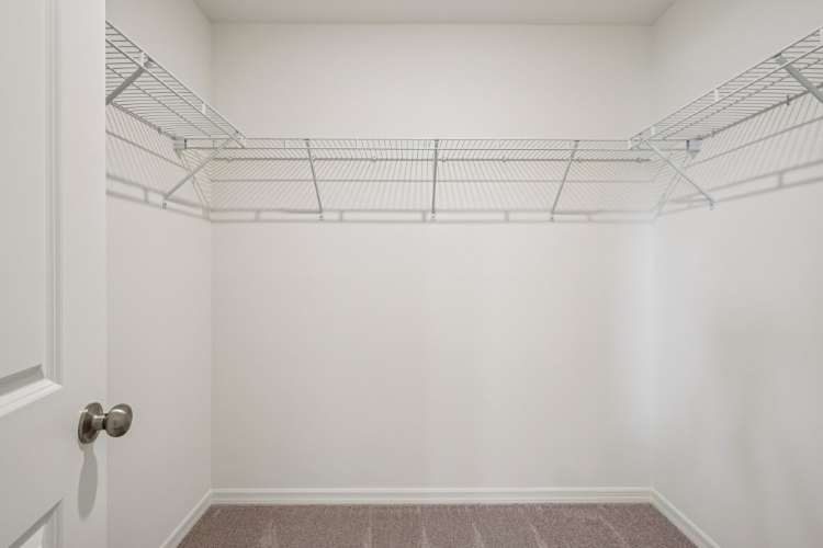 A white room with a white ceiling.