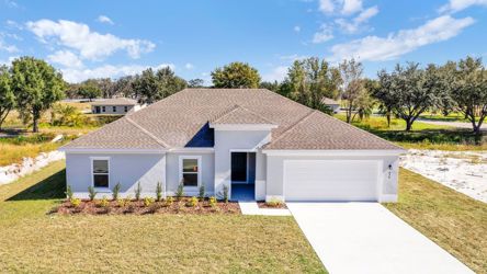 A house with a garage.