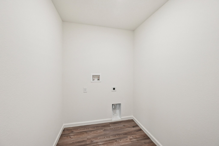 A room with white walls.