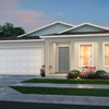 The 1449  Block Elevation B at Lehigh Acres West