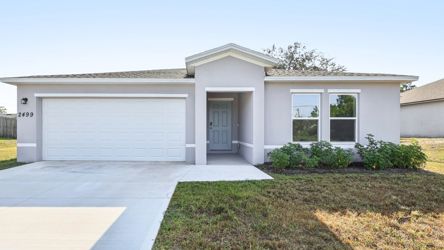 A house with a garage.