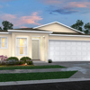 The 1246 Block Elevation B at Palm Bay