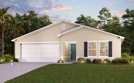 The BRANDYWINE Elevation A at Poinciana Village