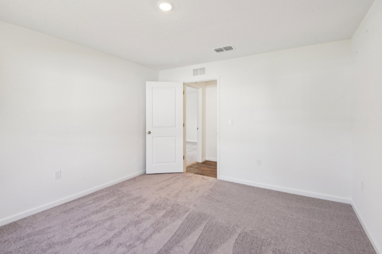 A room with white walls.