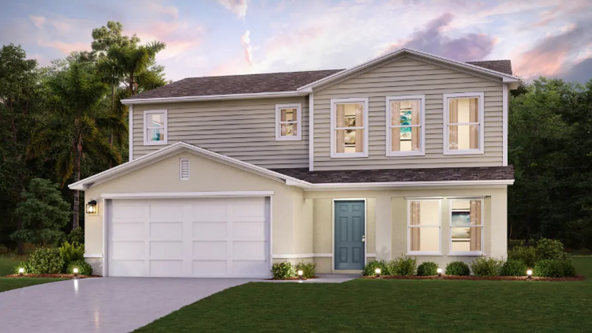 This home — photograph published by the builder