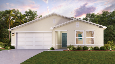 The Enclave at Scenic Terrace one-story stucco Prescott Plan Elevation B