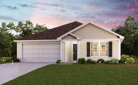The RADFORD Elevation B at Chambless Village