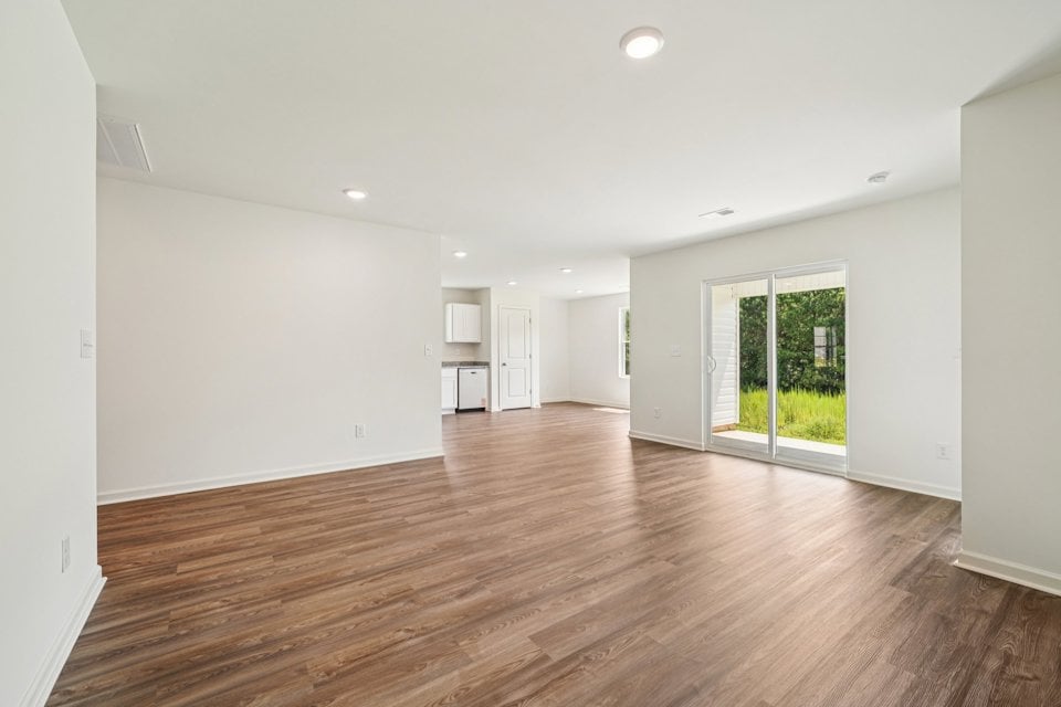 A large empty room.