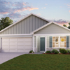 The CARLISLE Elevation B - Stone at Woodall Estates