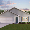 The CONCORD Elevation B - Stone at Woodall Estates