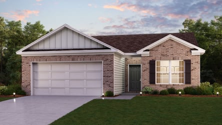 A house with a garage.