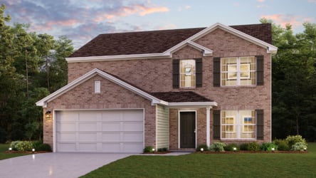 A house with a garage.