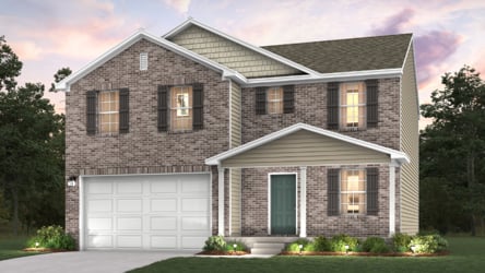 A house with a garage.