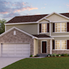 A3 Elevation for the Gardner plan featuring a two story home at Baldwin Place in Monroe Michigan