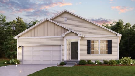 A house with a garage.