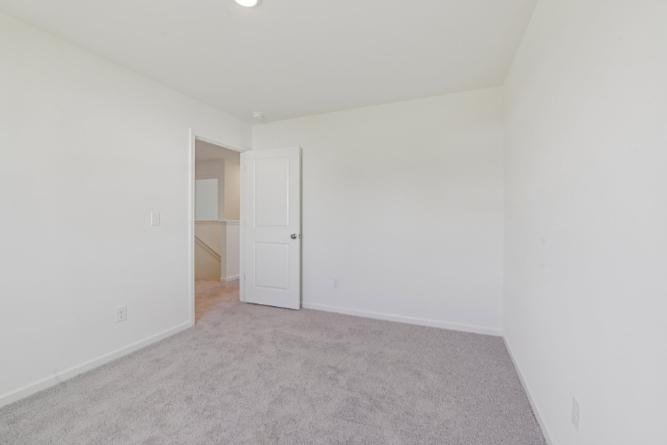 A room with white walls.