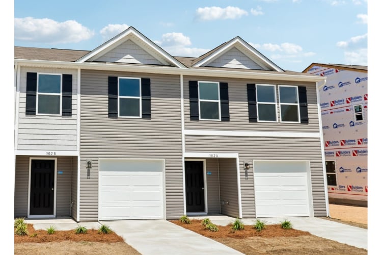 A house with garages and a garage.