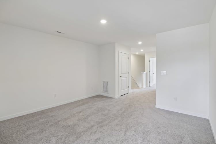 A room with white walls.