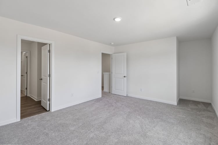 A room with white walls.