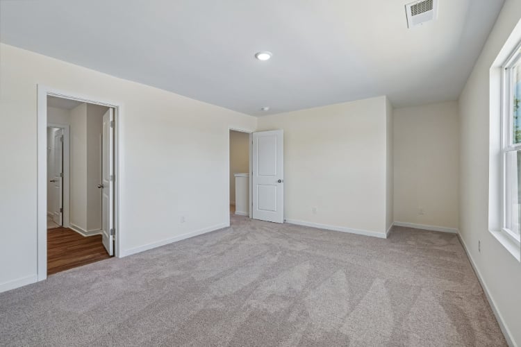 A room with white walls.
