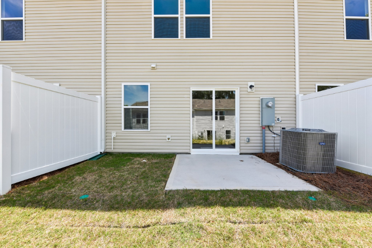 A house with a garage.