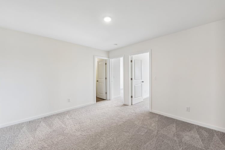 A room with white walls.