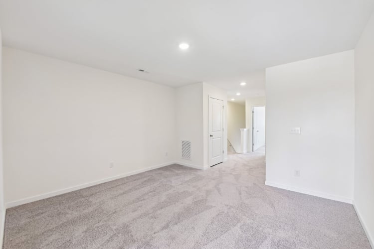 A room with white walls.