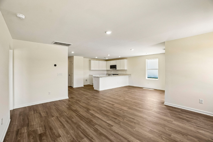 A room with white walls.
