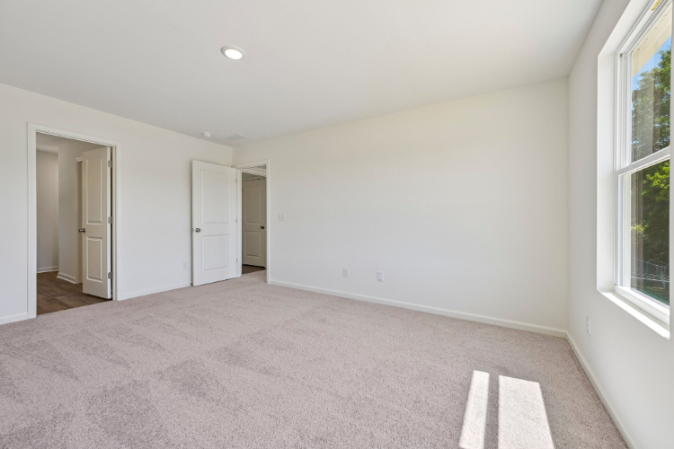 A room with white walls.
