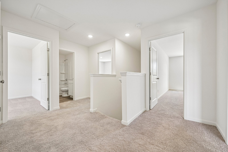 A room with white walls.