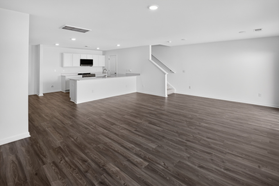 A large empty room.
