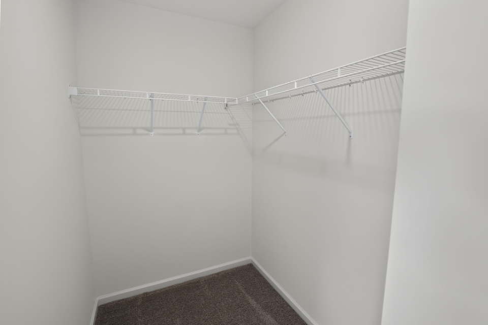A staircase in a room.