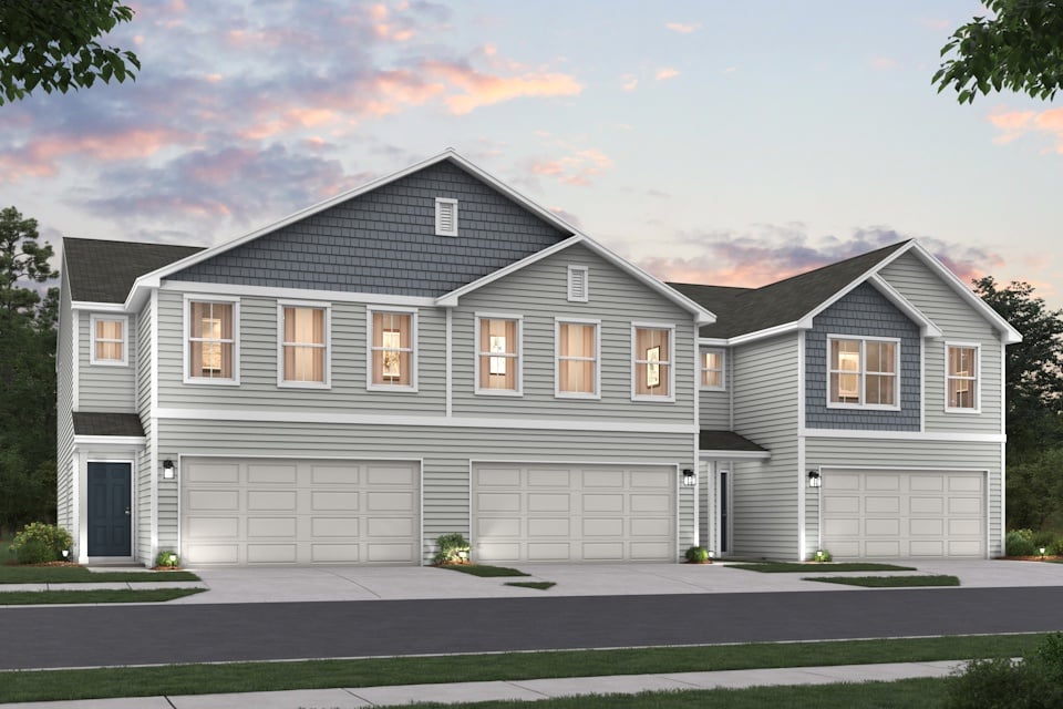 A house with garages.