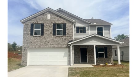 A house with a garage.