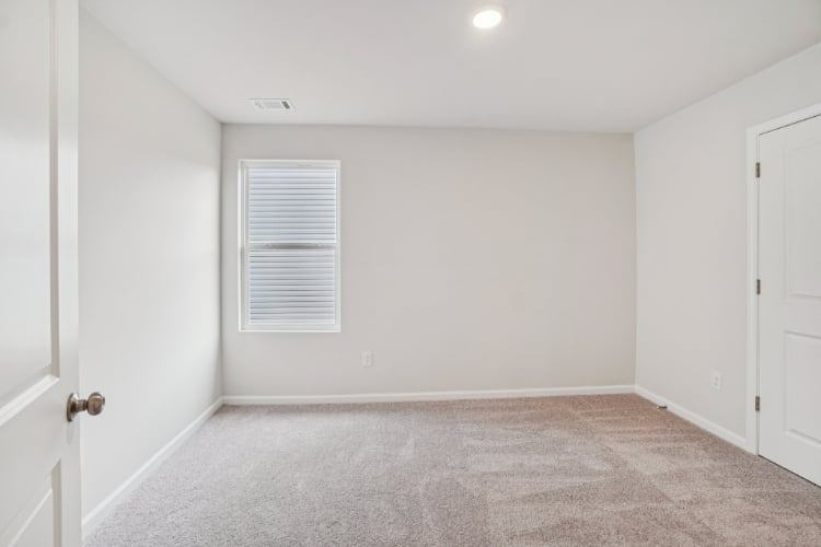 A room with white doors.