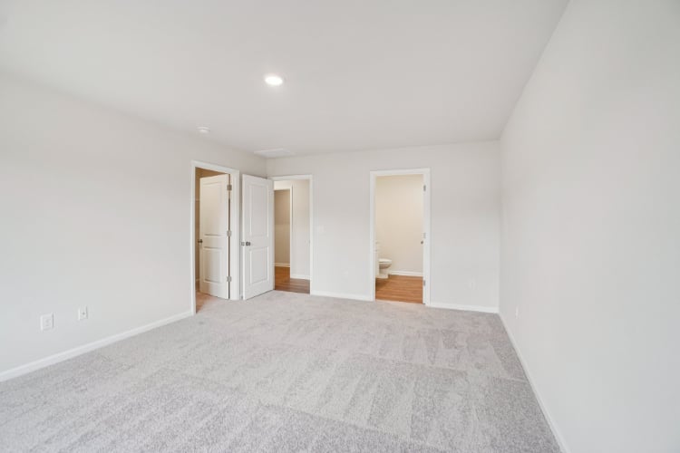 A room with white walls.