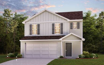 The AUBURN Elevation B at Field Crest Farm